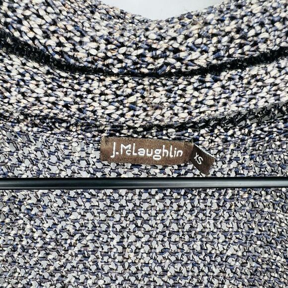 J McLaughlin Linen Blend Open Vest Size XS - Picture 3 of 4